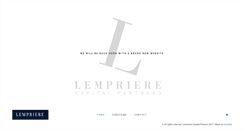 Desktop Screenshot of lemprierecapital.com